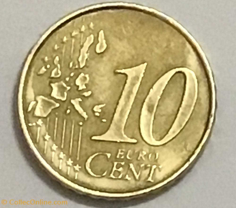 monnaies euros 1999 10 cent france