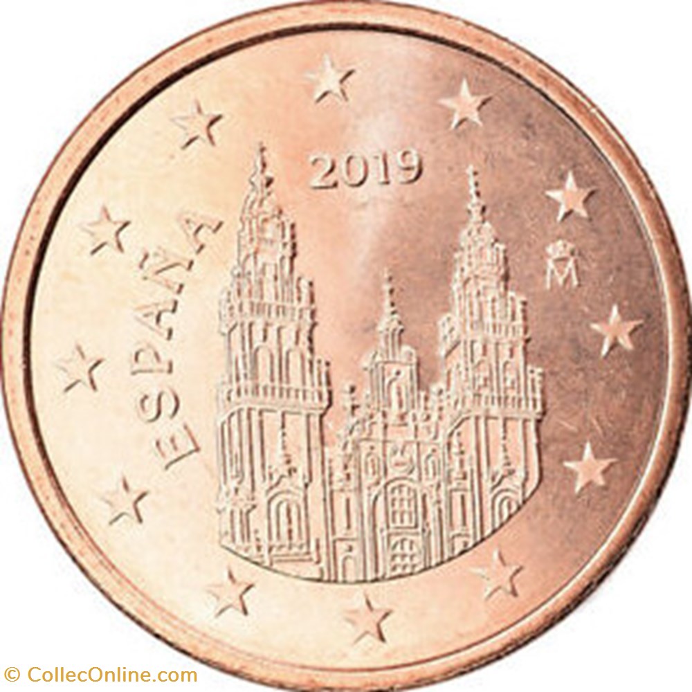 2019 - 5 cent - Espagne monnaies euros 2019 5 cent espagne
