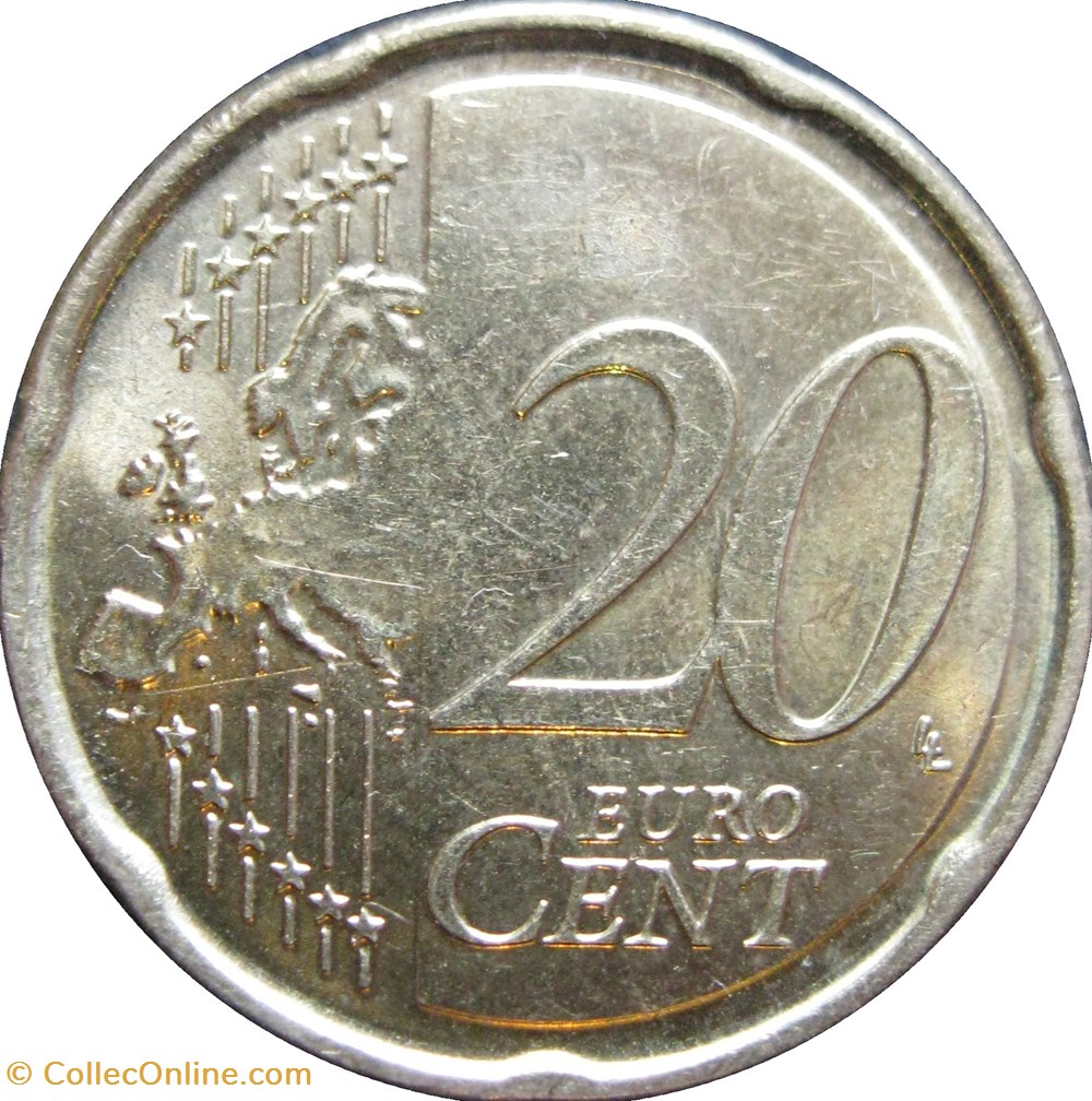 monnaies euros 2007 20 cents france