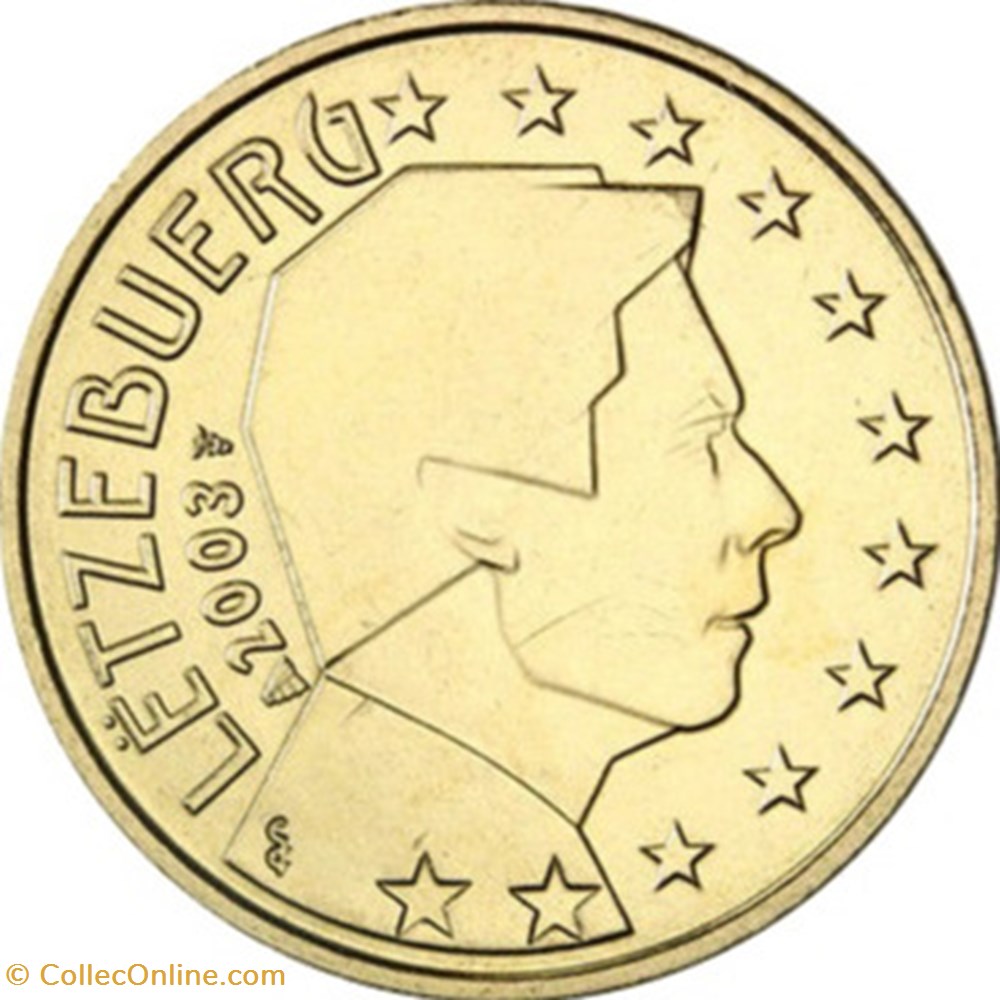 2003 - 50 cent - Luxembourg monnaies euros a 2003 50 cent luxembourg