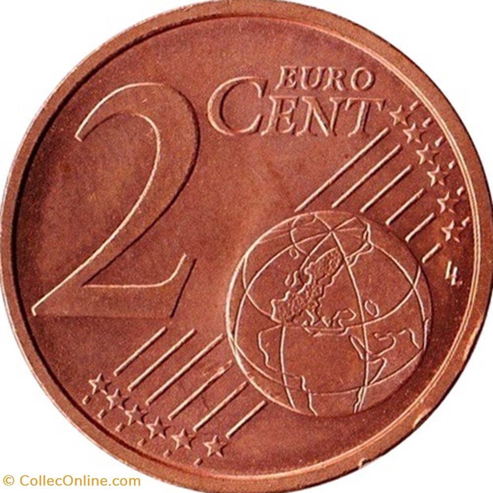 monnaies euros 2004 2 cent france