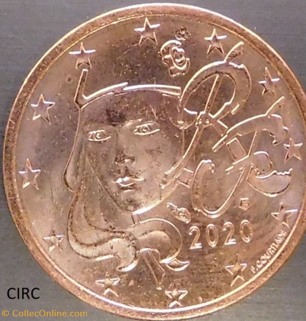 2020 - 2 cent - France monnaies euros 2020 2 cent france