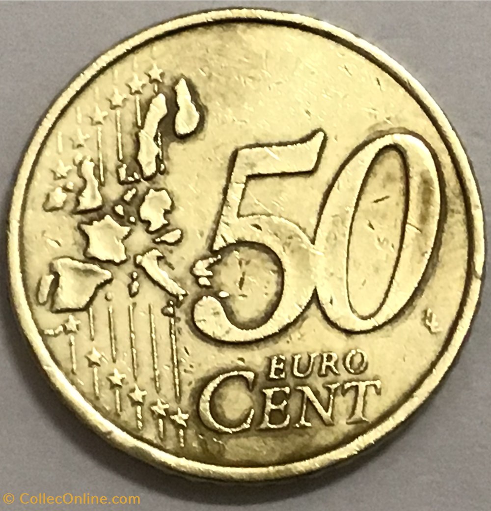 1999 - 50 cents - France monnaies euros 1999 50 cents france