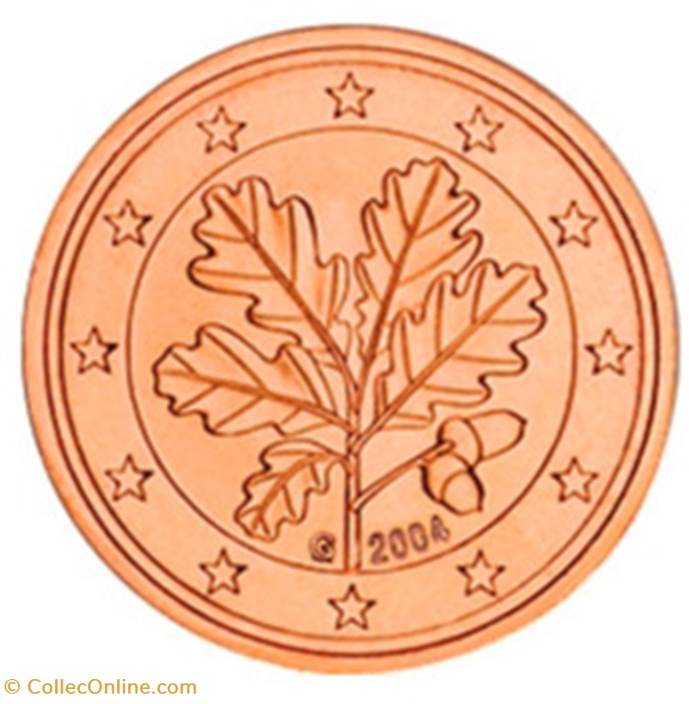 2004 - 5 cent G - Allemagne monnaies euros 2004 5 cent g allemagne