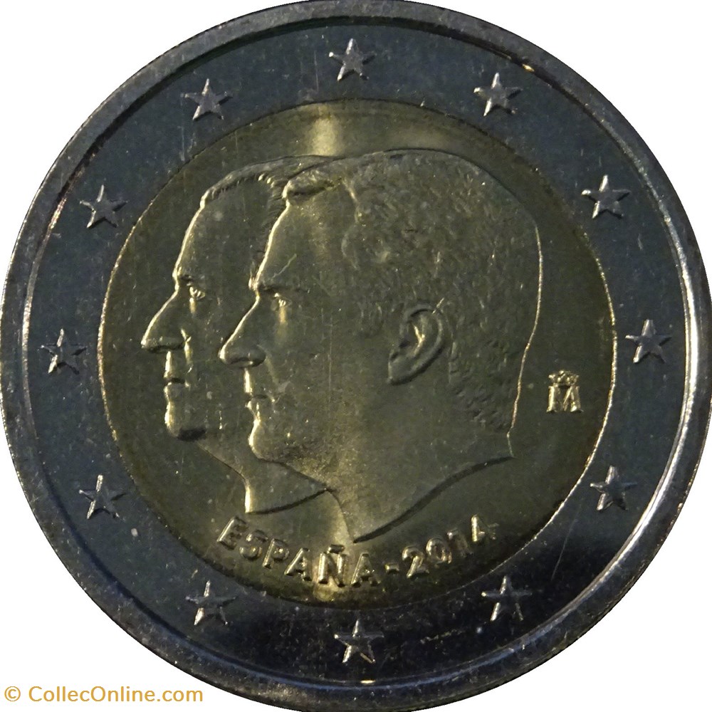 2014 - 2 euros - Espagne - Commémorative Accession de Philippe VI monnaies 2014 2 euros espagne commemorative accession de philippe vi