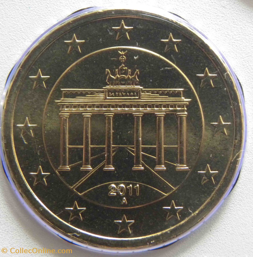 monnaies euros 2011 50 cents a allemagne