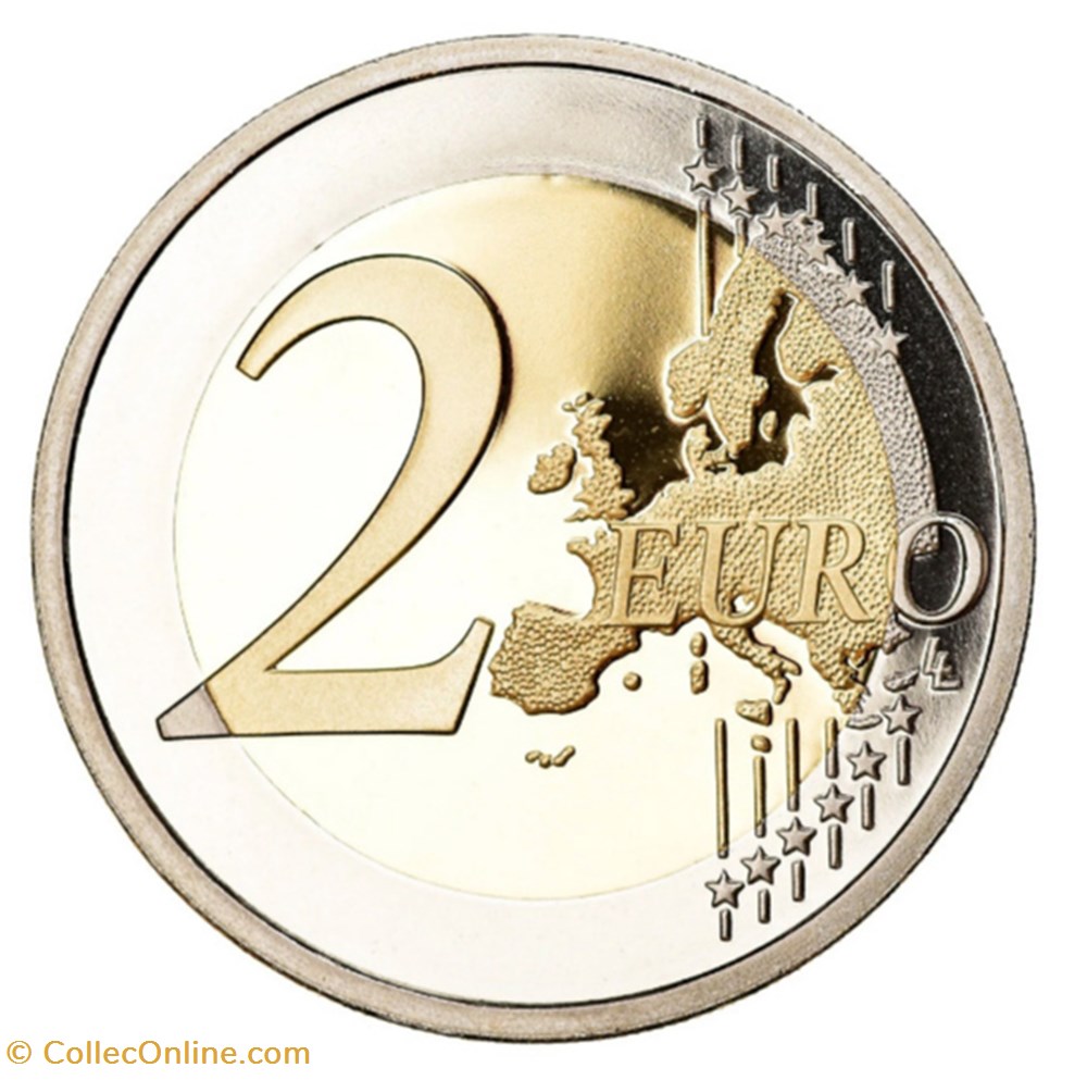 2017 2 Euros France Commémorative Centenaire Du Décès