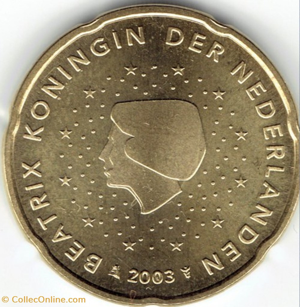 2003 - 20 cents - Pays-Bas monnaies euros 2003 20 cents pays bas
