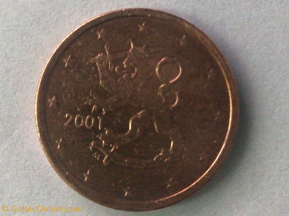 2001 - 5 cent - Finlande monnaies euros 2001 5 cent finlande