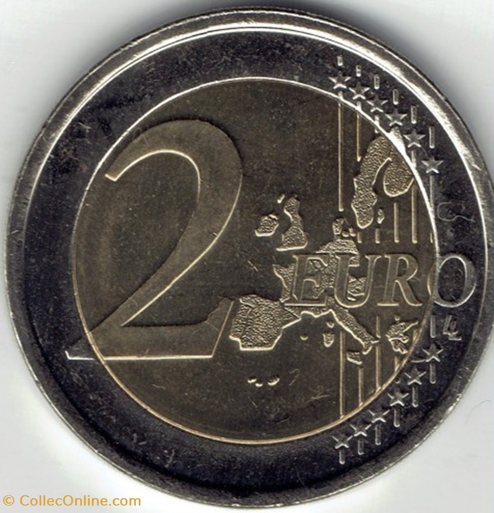 2006 - 2 euros - - Commémorative Réouverture de l'Atomium de Bruxelles. monnaies belgique 2006 2 euros commemorative reouverture de atomium de bruxelles