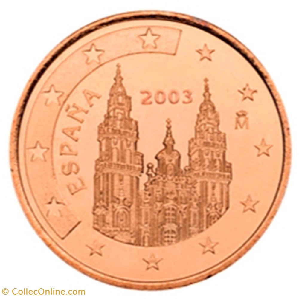 2003- 5 cent - Espagne monnaies euros 2003 5 cent espagne