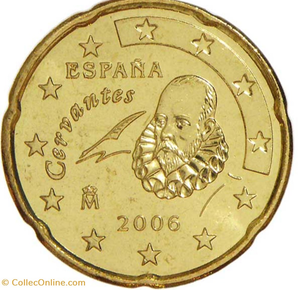 monnaies euros 2006 20 cents espagne