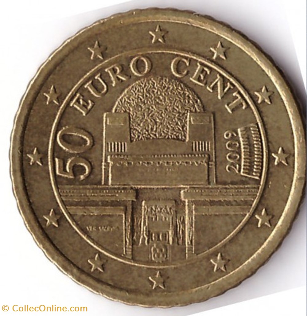 2009 - 50 cents - Autriche monnaies euros 2009 50 cents autriche