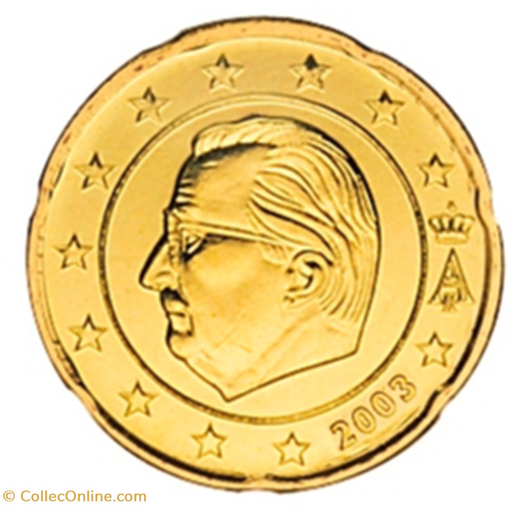 2003 - 20 cents - Belgique monnaies euros a 2003 20 cents belgique