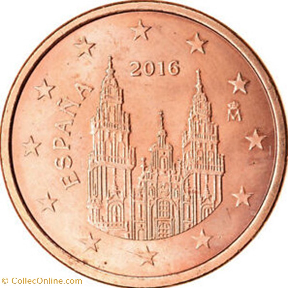 monnaies euros 2016 5 cent espagne