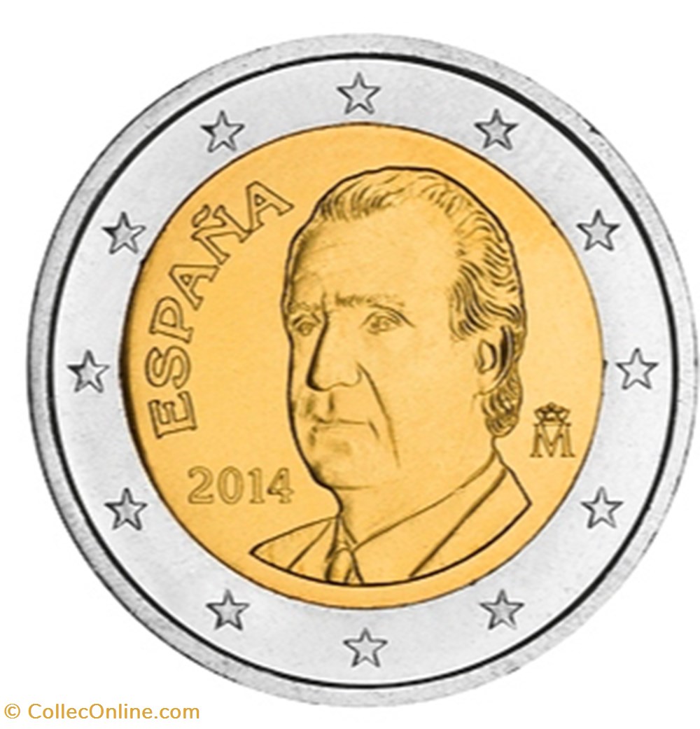 monnaies 2014 2 euros espagne
