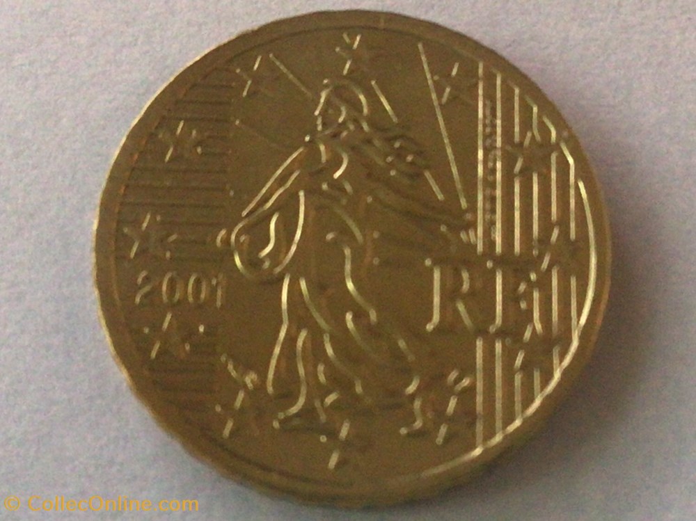 monnaies euros 2001 10 cent france