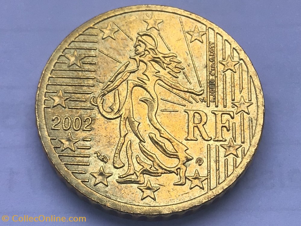 monnaies euros 2002 50 cents france