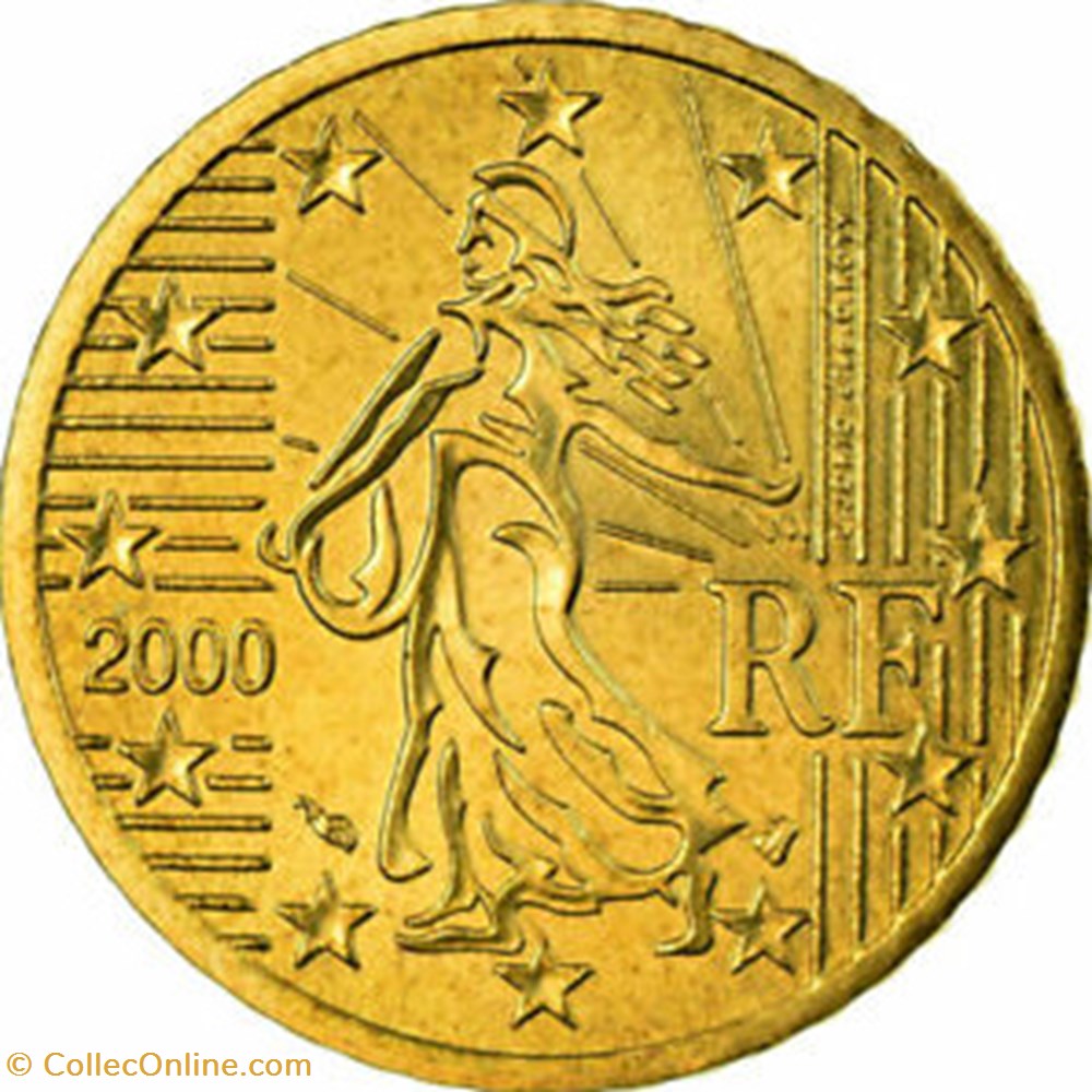 2000 - 50 cents - France monnaies euros 2000 50 cents france