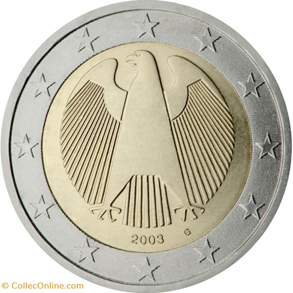 2003 - 2 euros A - Allemagne monnaies 2003 2 euros a allemagne