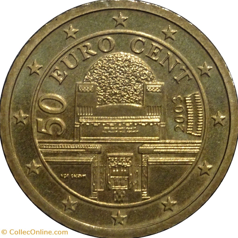 2003 - 50 cents - Autriche monnaies euros 2003 50 cents autriche