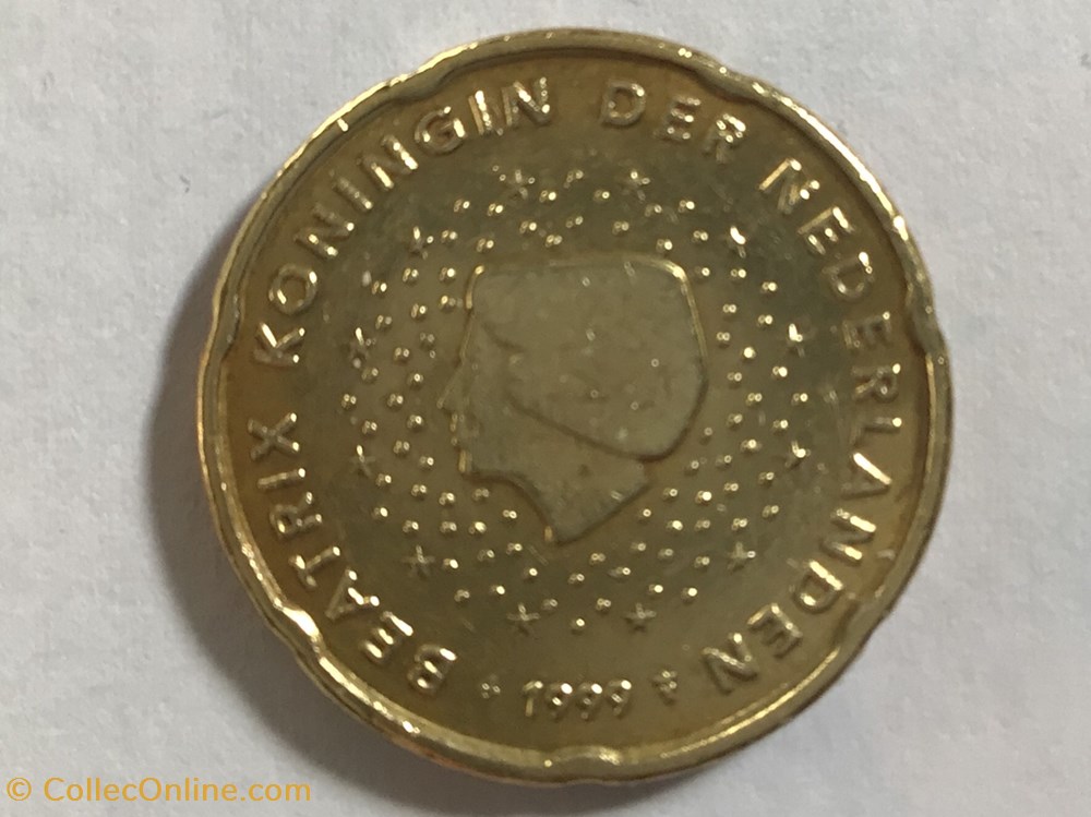 1999 - 20 cents - Pays-Bas monnaies euros 1999 20 cents pays bas