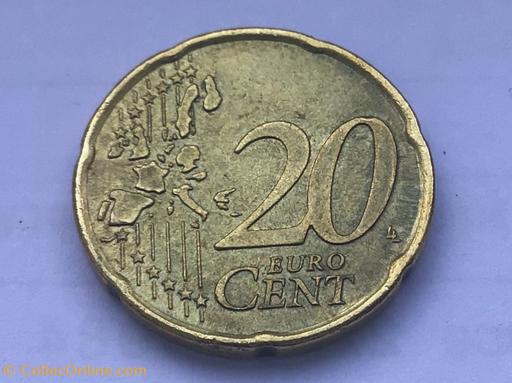 2002 - 20 cent - Finlande monnaies euros 2002 20 cent finlande