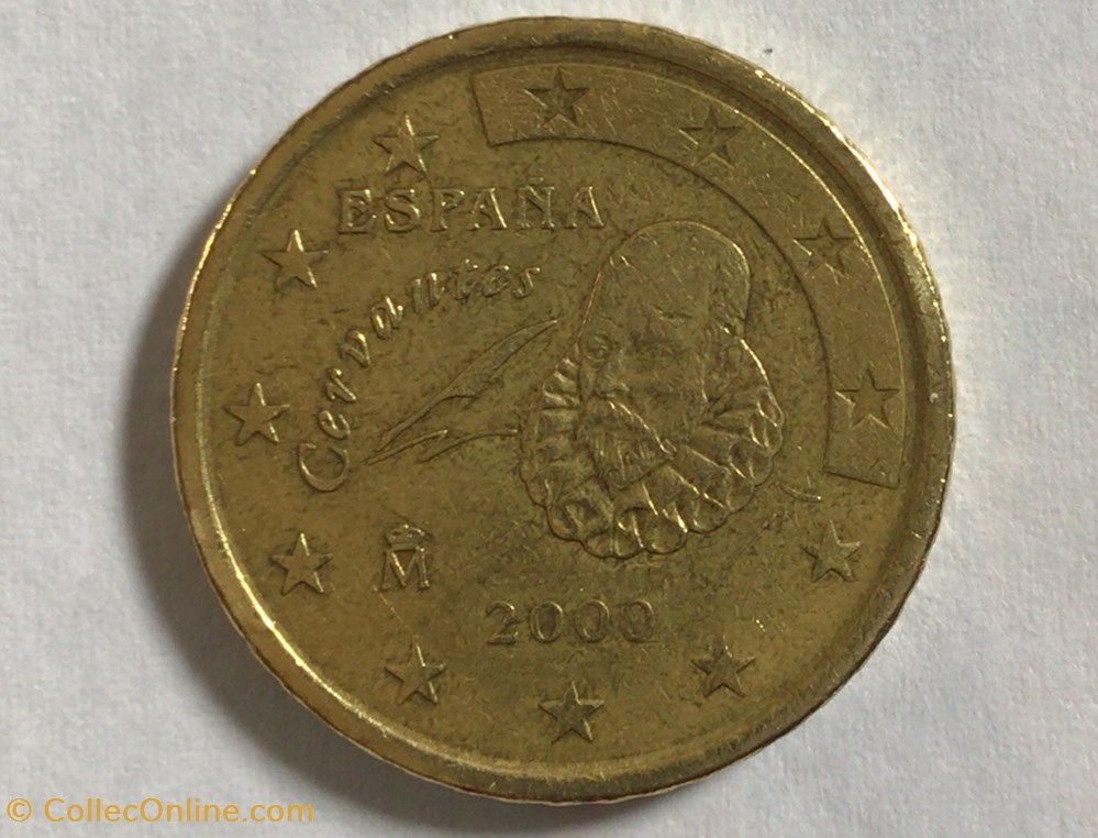 2000 - 50 cents - Espagne monnaies euros 2000 50 cents espagne