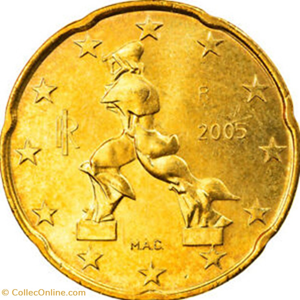 2005 - 20 cents - Italie monnaies euros 2005 20 cents italie