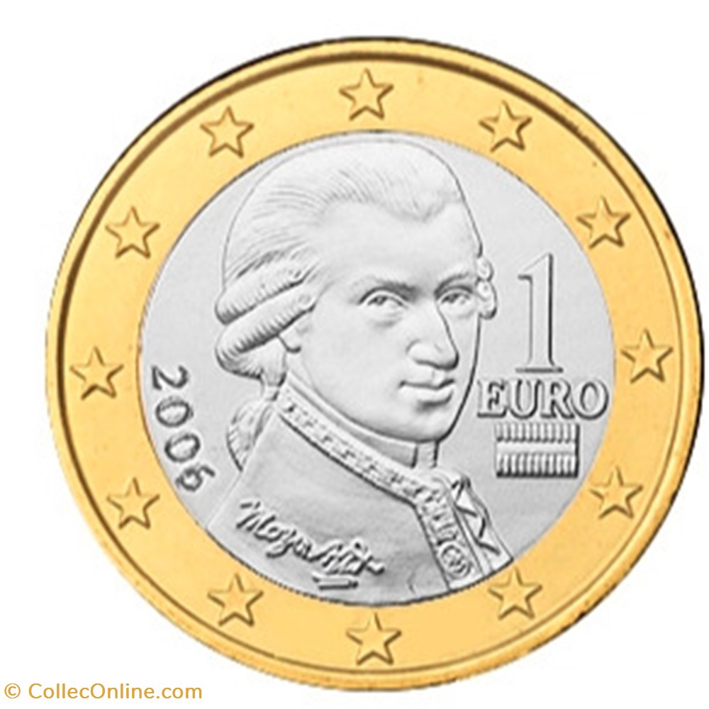 2006 - 1 euro - Autriche monnaies euros 2006 1 euro autriche
