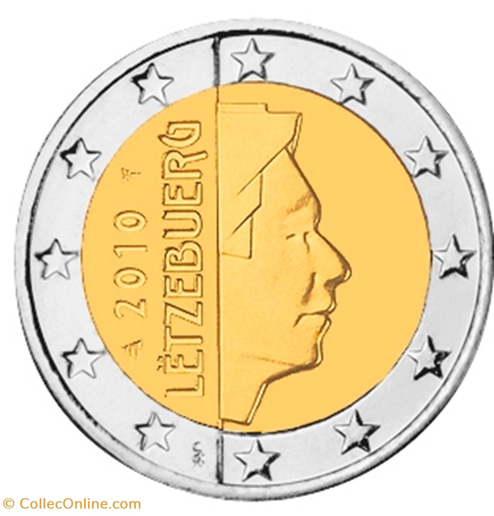 2010 - 2 euros - Luxembourg monnaies a 2010 2 euros luxembourg