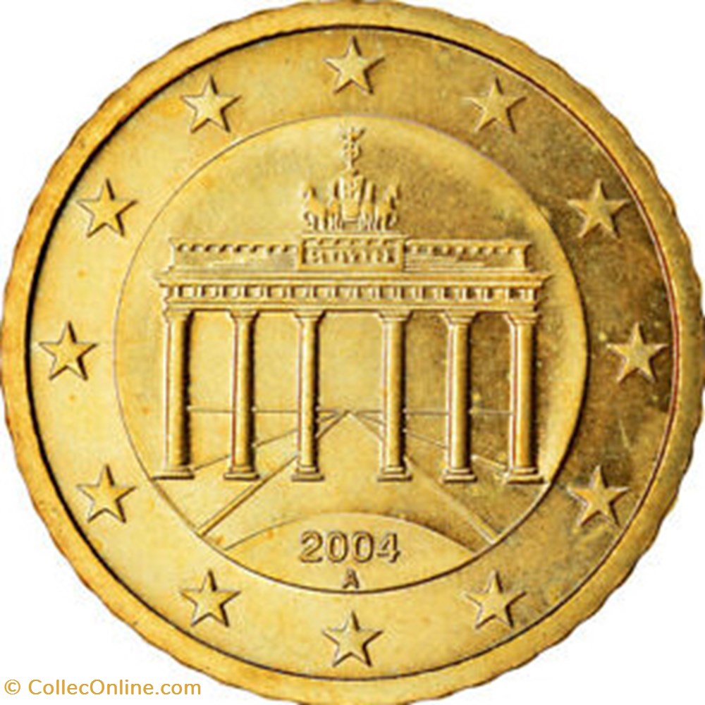 2004 - 50 cents A - Allemagne monnaies euros 2004 50 cents a allemagne