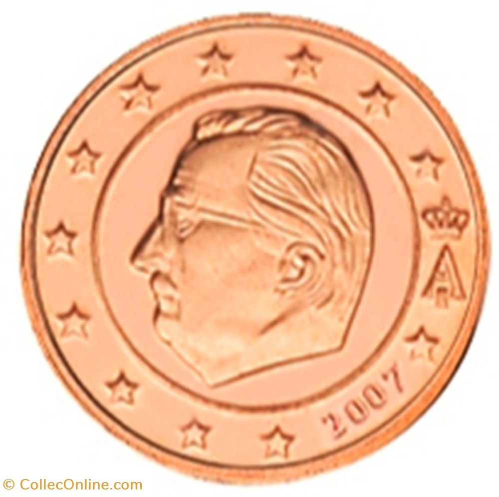 2007 - 1 cent - Belgique monnaies euros a 2007 1 cent belgique