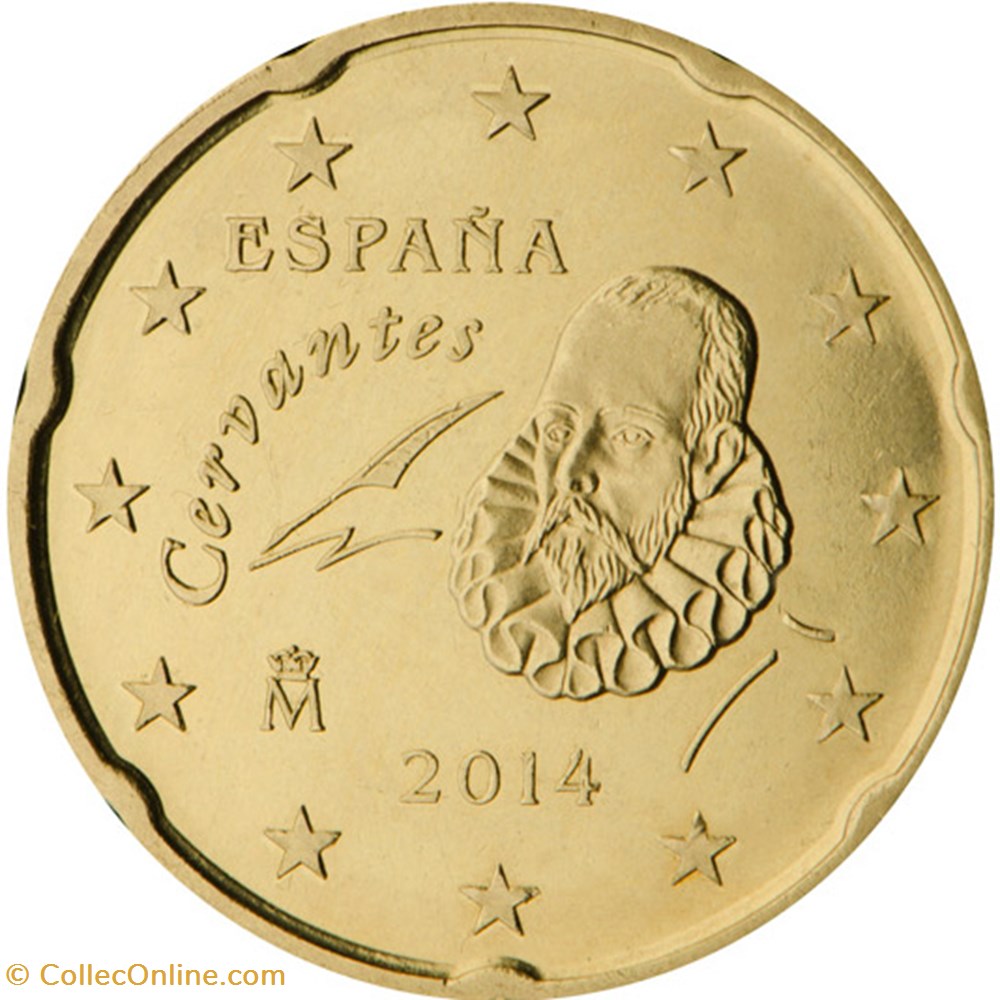 2014 - 20 cents - Espagne monnaies euros 2014 20 cents espagne
