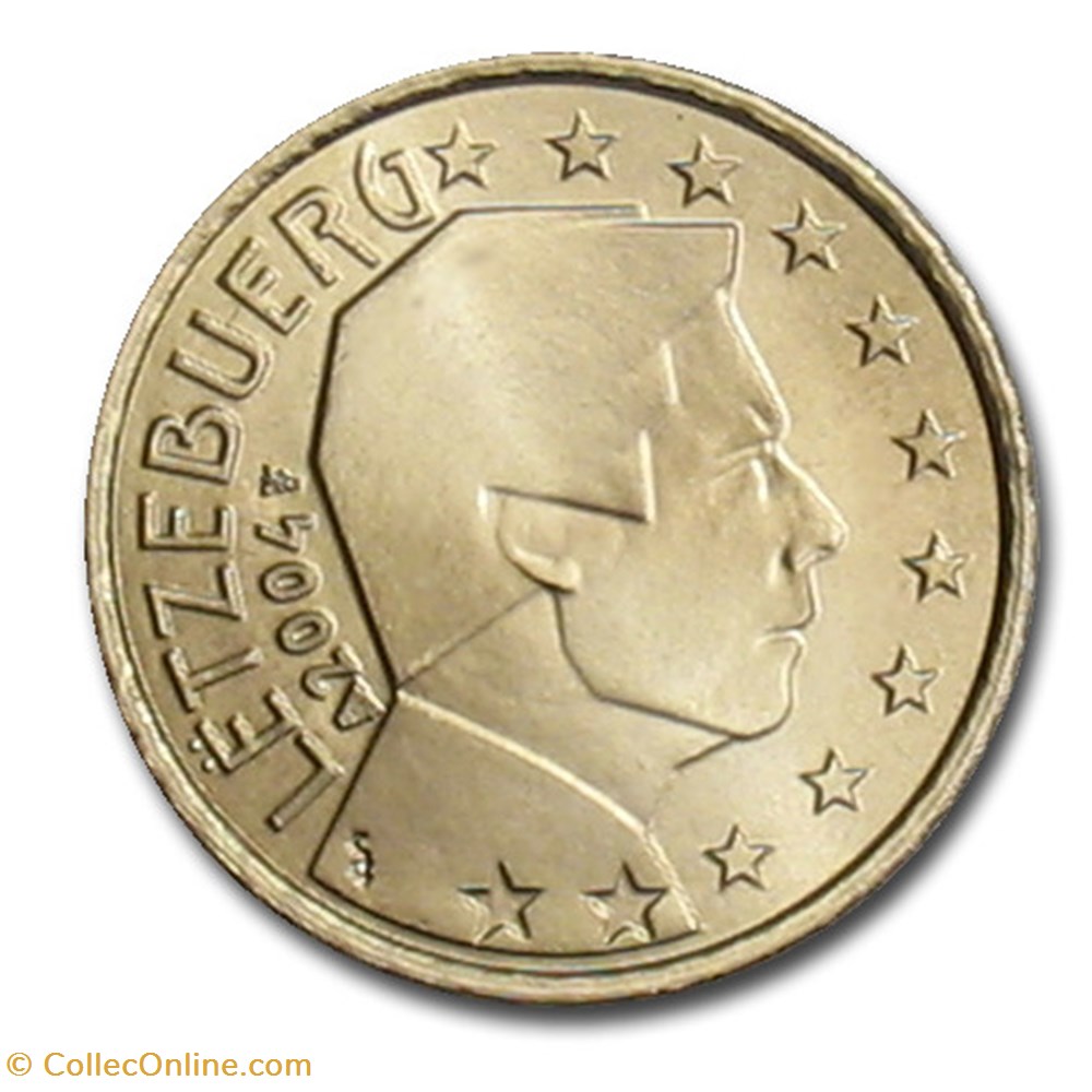 2004 - 50 cent - Luxembourg monnaies euros a 2004 50 cent luxembourg