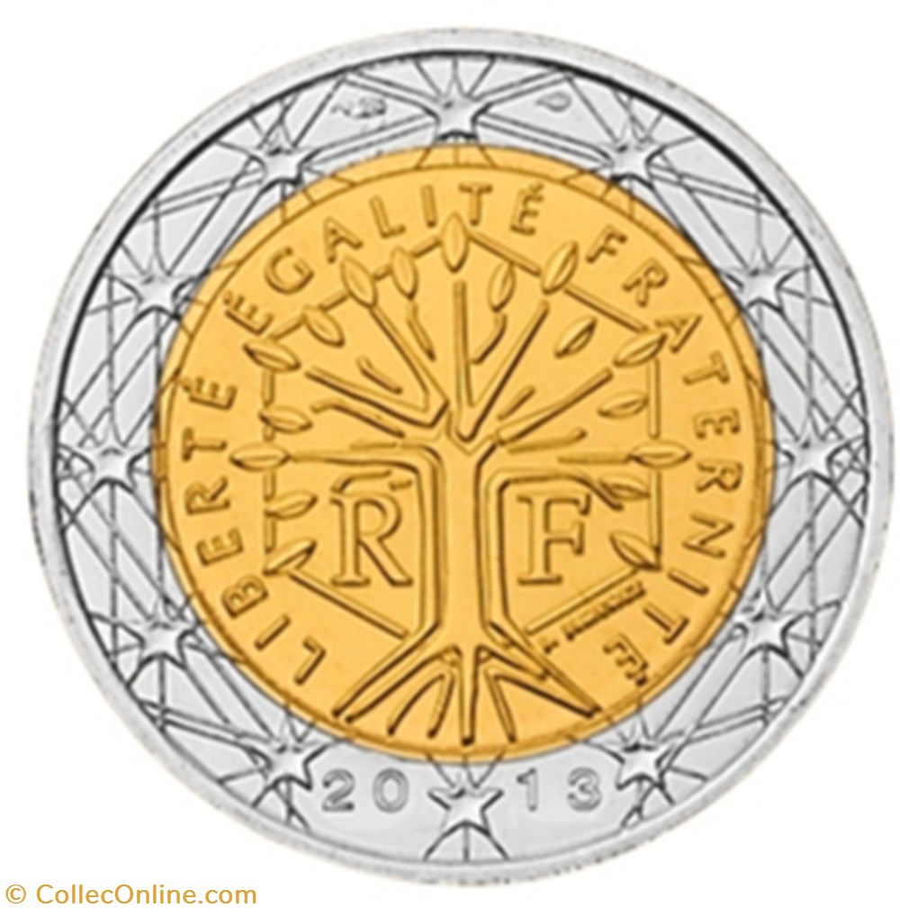 monnaies 2013 2 euros france