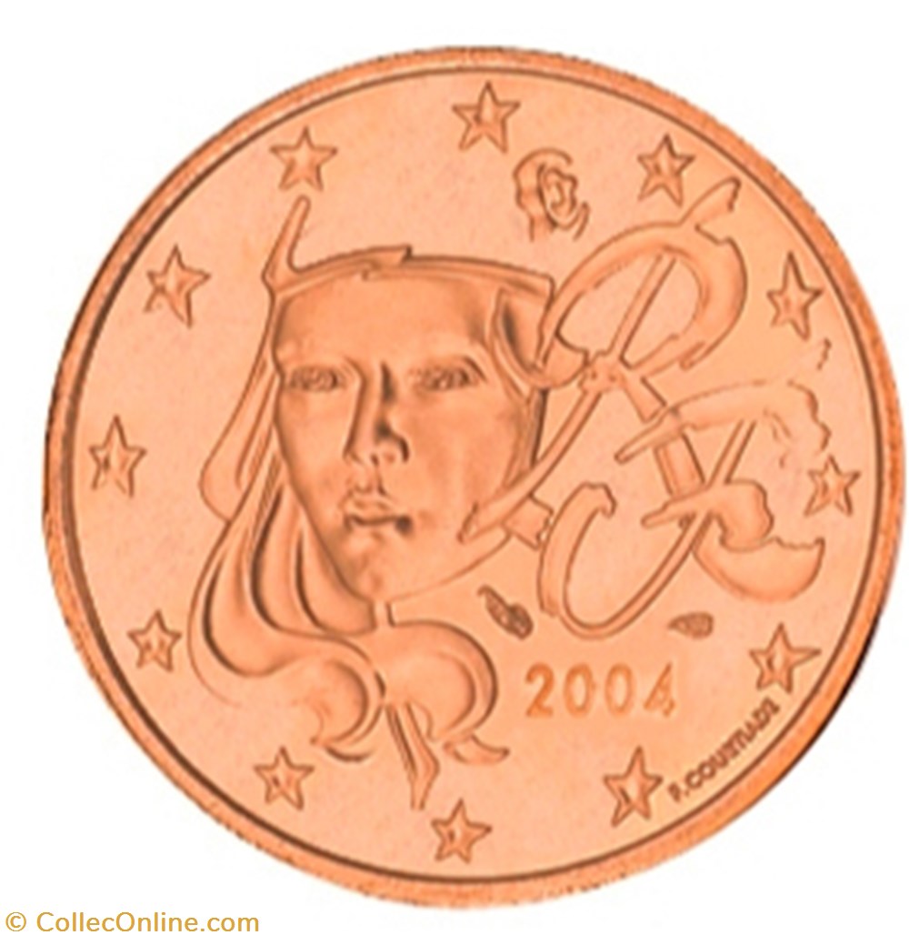 2004 - 5 cent - France monnaies euros 2004 5 cent france