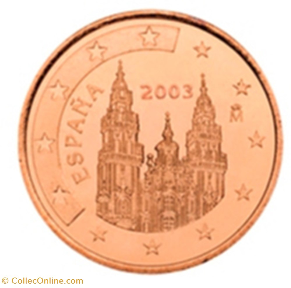 2003 - 1 cent - Espagne monnaies euros 2003 1 cent espagne