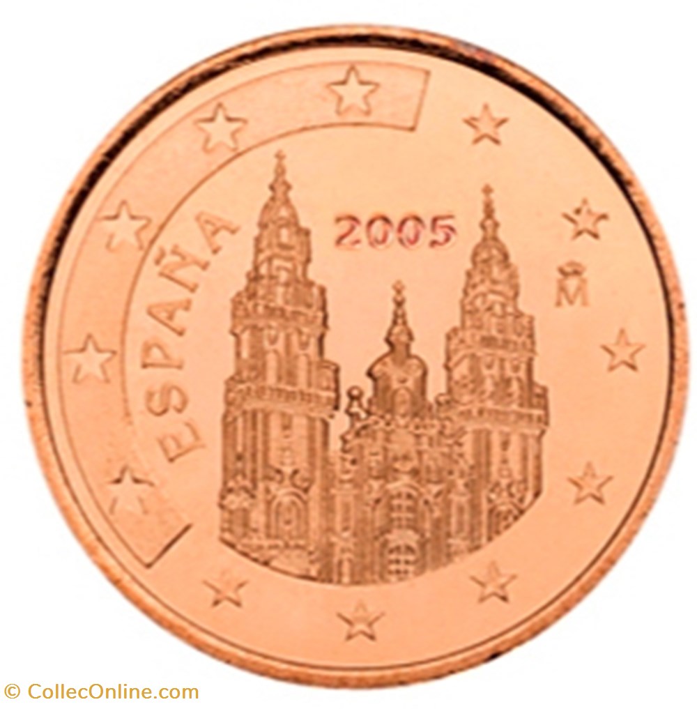 2005- 5 cent - Espagne monnaies euros 2005 5 cent espagne