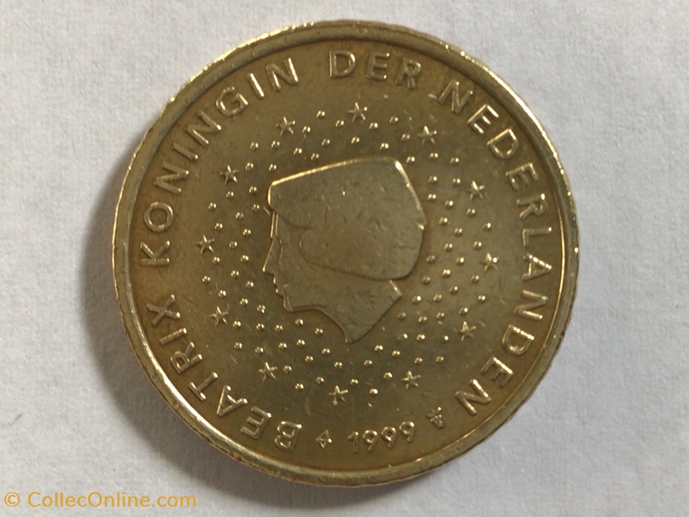 1999 - 50 cent - Pays-Bas monnaies euros 1999 50 cent pays bas