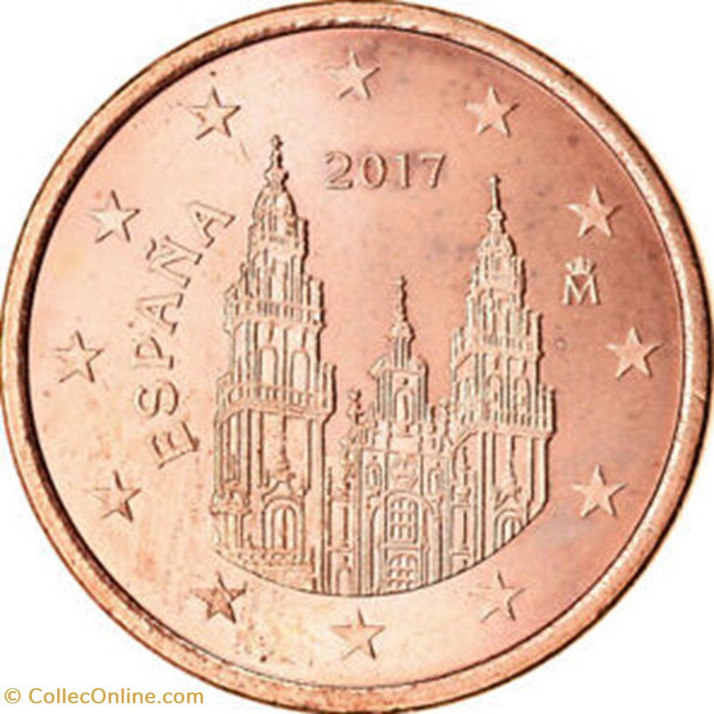 2017- 5 cent - Espagne monnaies euros 2017 5 cent espagne