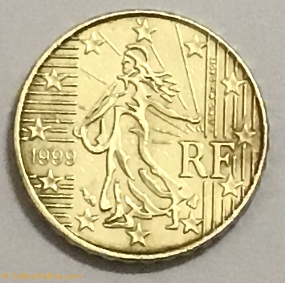 monnaies euros 1999 10 cent france