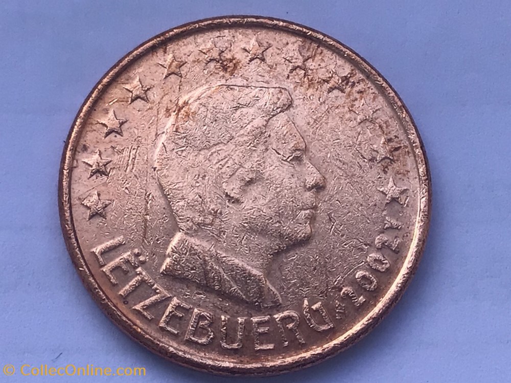 2002 - 5 cent - Luxembourg monnaies euros a 2002 5 cent luxembourg