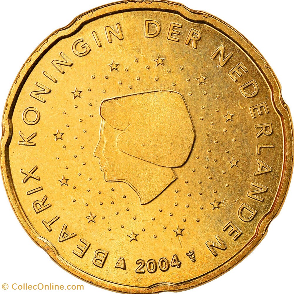 2004 - 20 cents - Pays-Bas monnaies euros 2004 20 cents pays bas