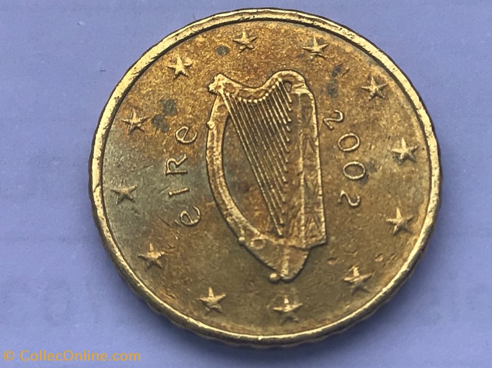 monnaies euros 2002 10 cent irlande