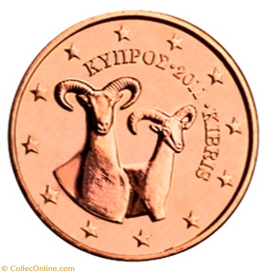 2011 - 5 cents - Chypre monnaies euros a 2011 5 cents chypre