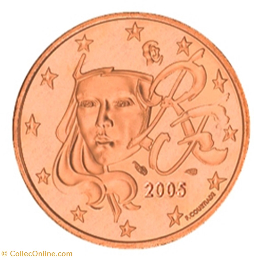 monnaies euros 2005 5 cent france