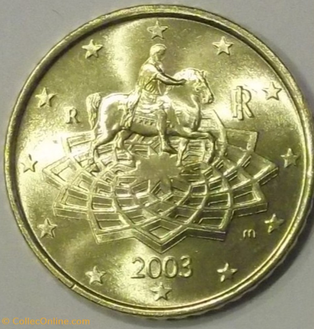 monnaies euros 2003 50 cents italie