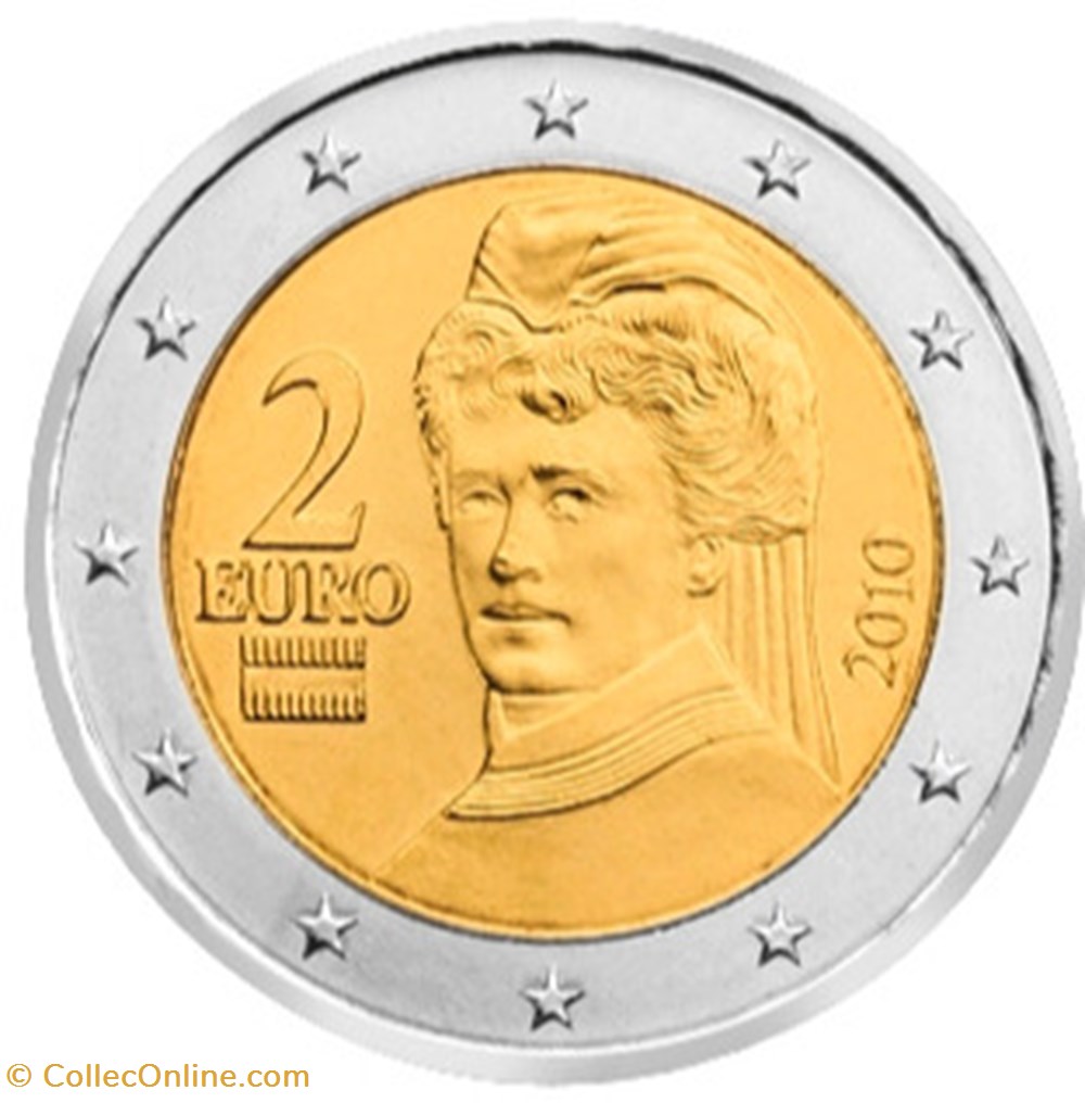 monnaies 2010 2 euros autriche