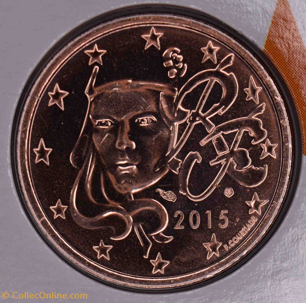 monnaies euros 2015 5 cent france